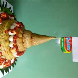 Tumpeng Indomie Telor Sambal Belacan